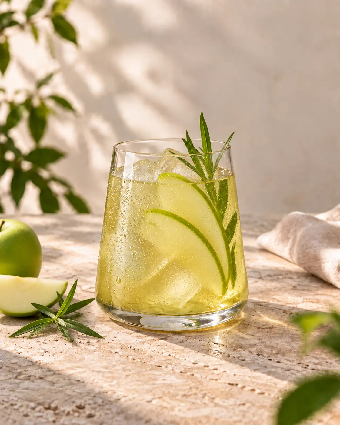 Tarta Tatina — sweet apple refreshment with tarragon and agave