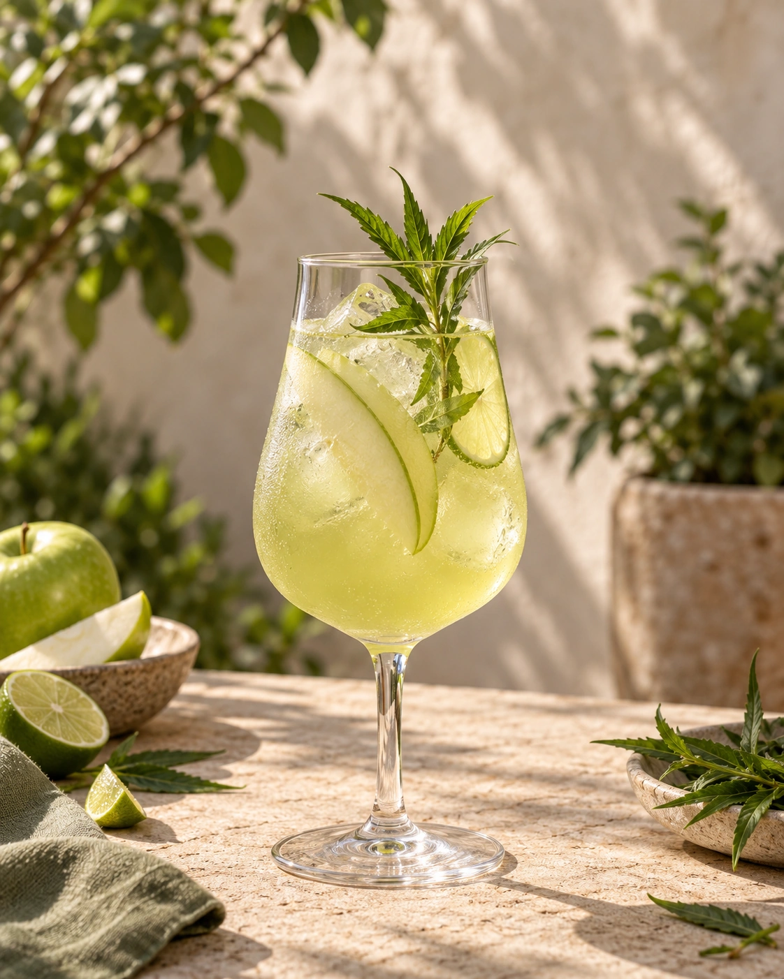 Huacatay Verde — Peruvian mint refreshment with green apple and lime